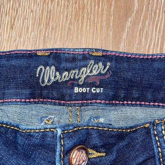 Wrangler bootcut jeans size 9 x 32 denim women’s jeans blue - Picture 3 of 8